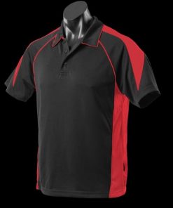 Kids' Premier Polo - 10, Black/Red