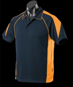Kids' Premier Polo - 10, Navy/Gold