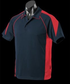 Kids' Premier Polo - 6, Navy/Red