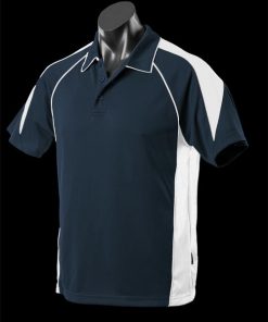 Kids' Premier Polo - 10, Navy/White
