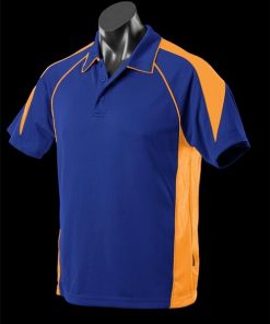 Kids' Premier Polo - 10, Royal/Gold
